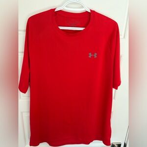 Under Armour Bright Red Tech Shirt